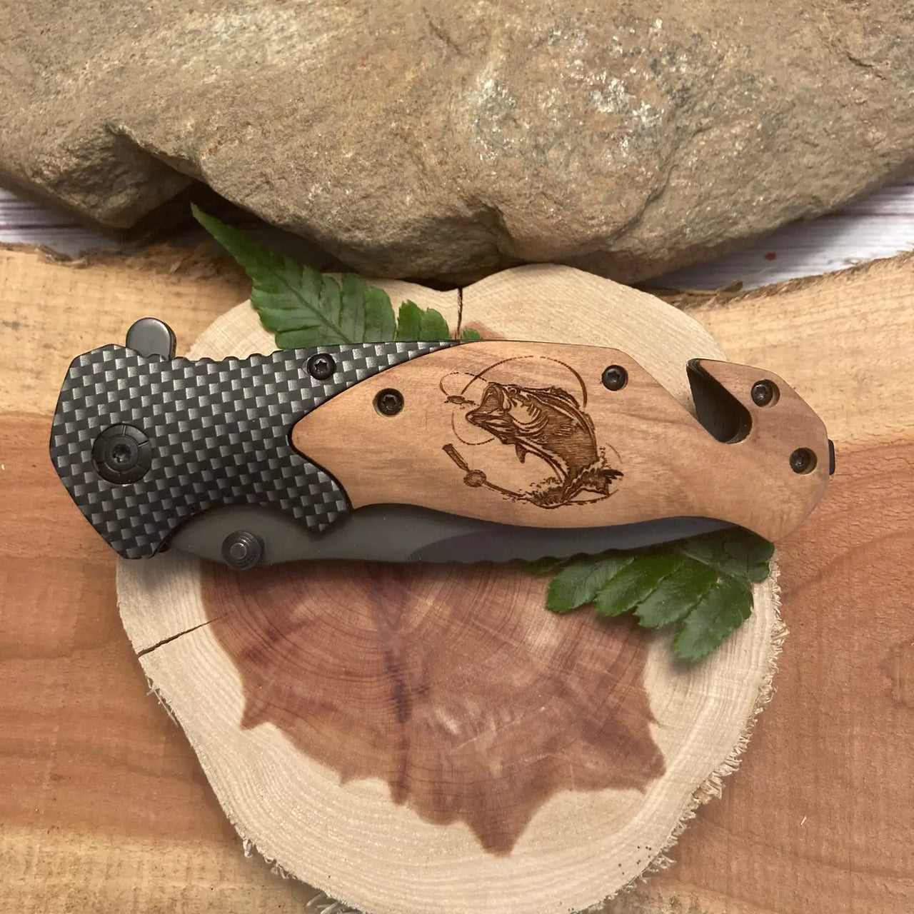 Bass On A Line Knife