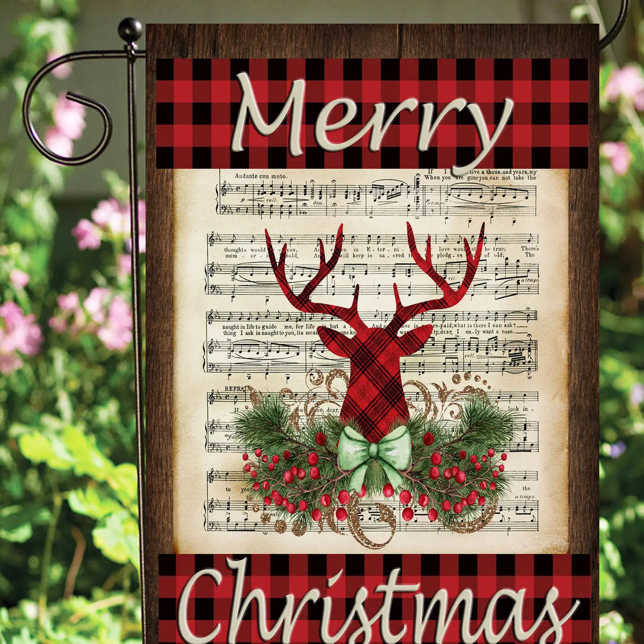Christmas Garden Flags