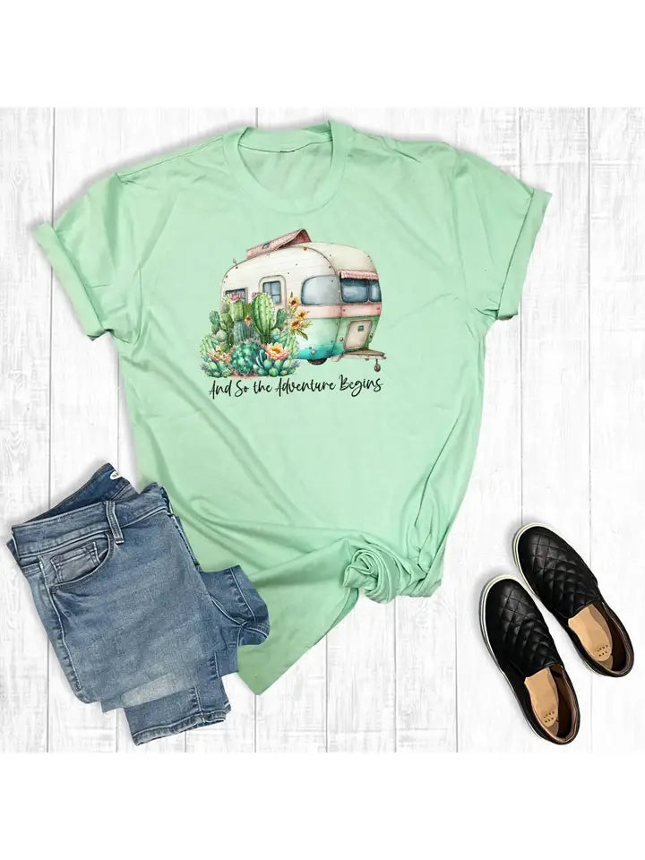 Western Vintage Camper T-Shirt