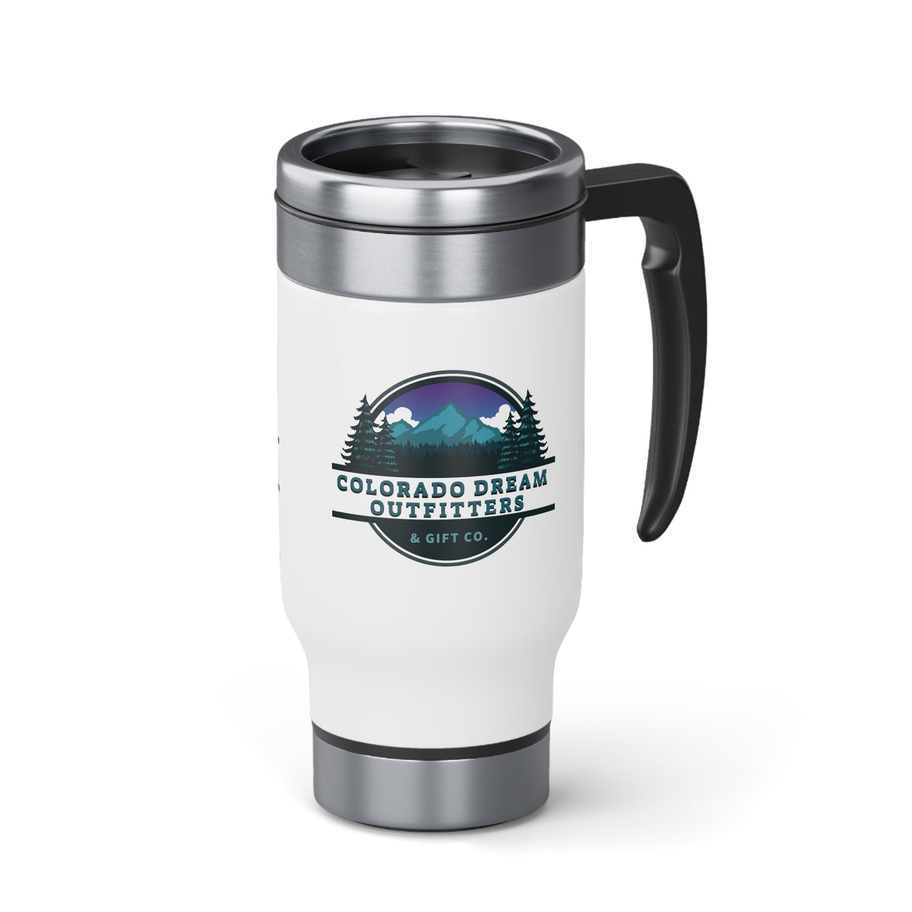 Colorado Dream Outfitters Stainless Steel Travel Mug w/Handle 14oz