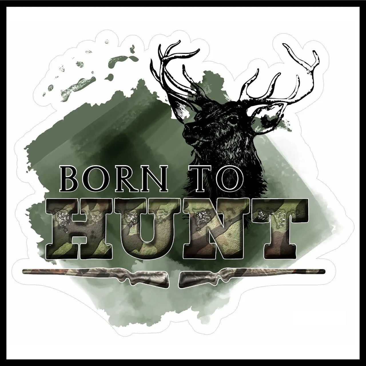 Born To Hunt Deer Decal