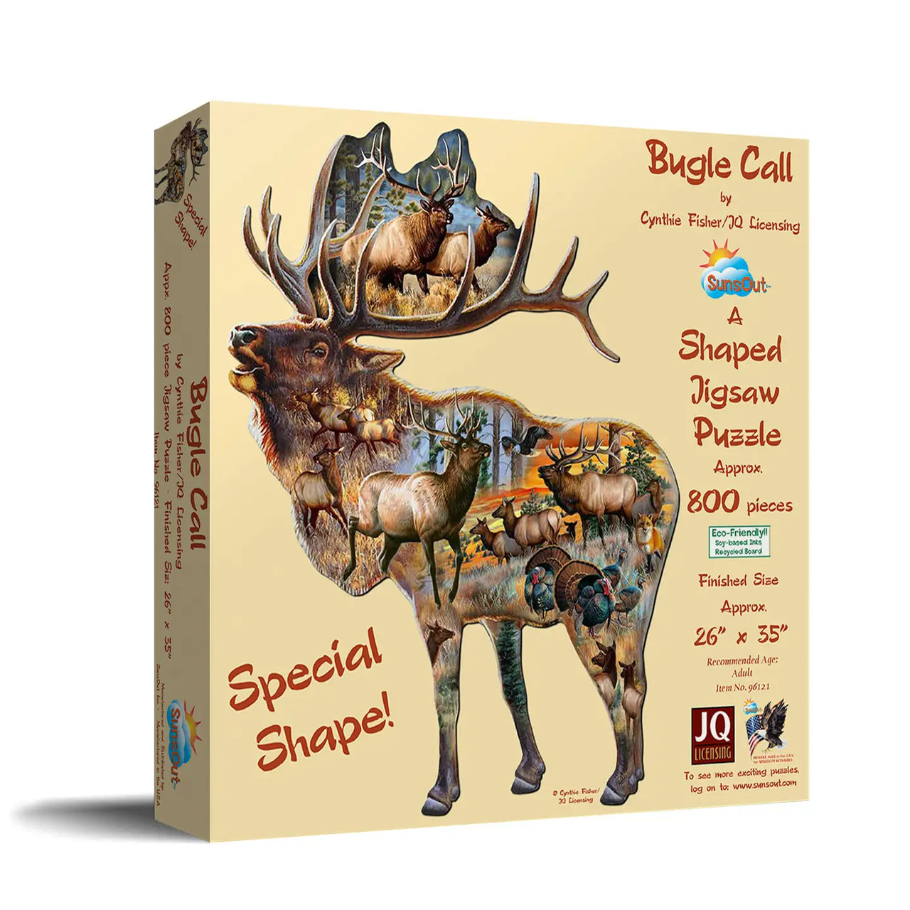 "Bugle Call" Shaped 800pc Puzzle