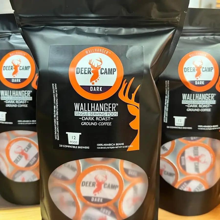 Deer Camp® Coffee Wall Hanger™ Dark Roasted Coffee Pods