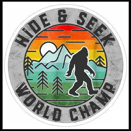 Hide & Seek World Champ Decal
