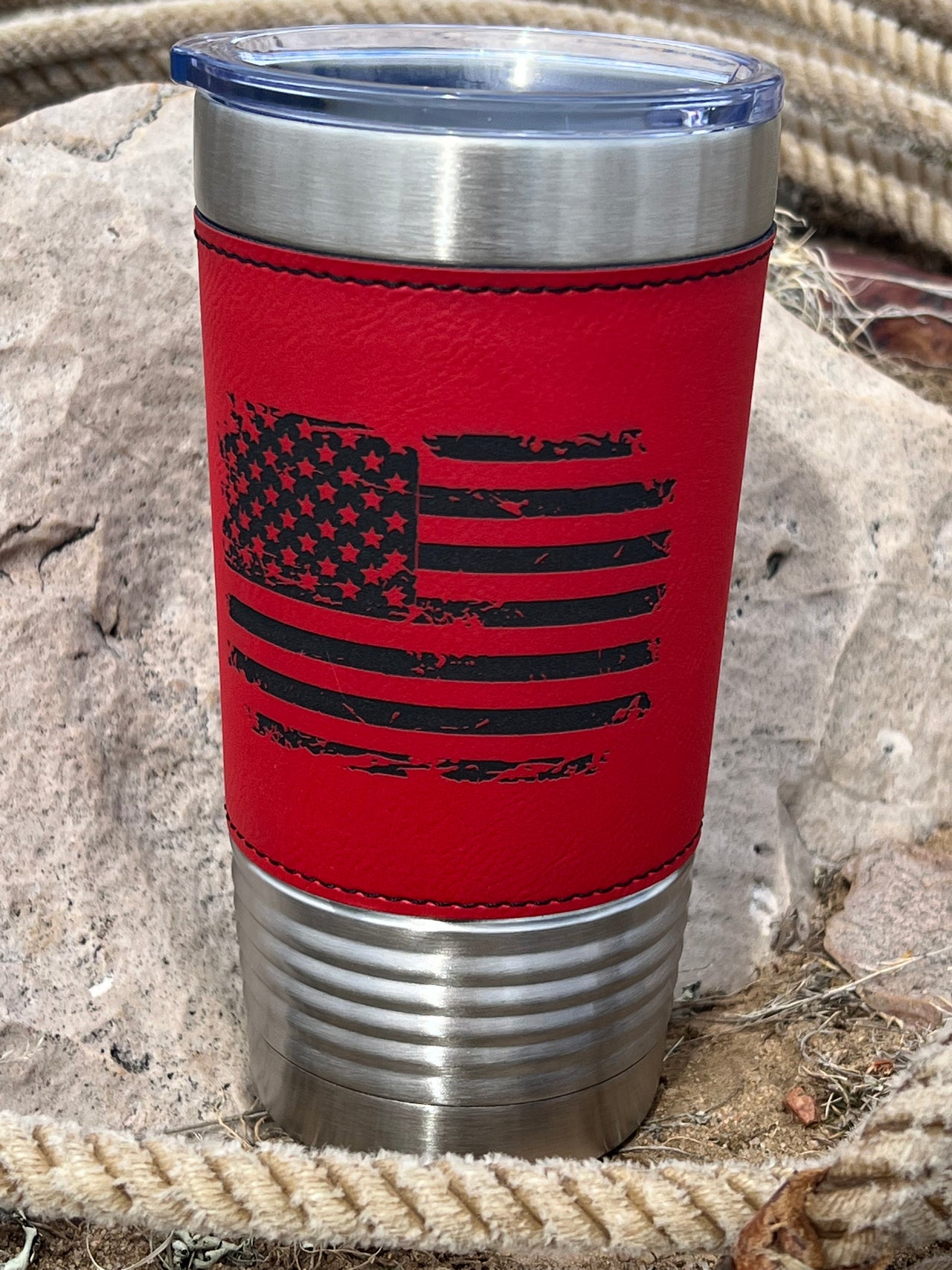Leather Insulated Tumbler