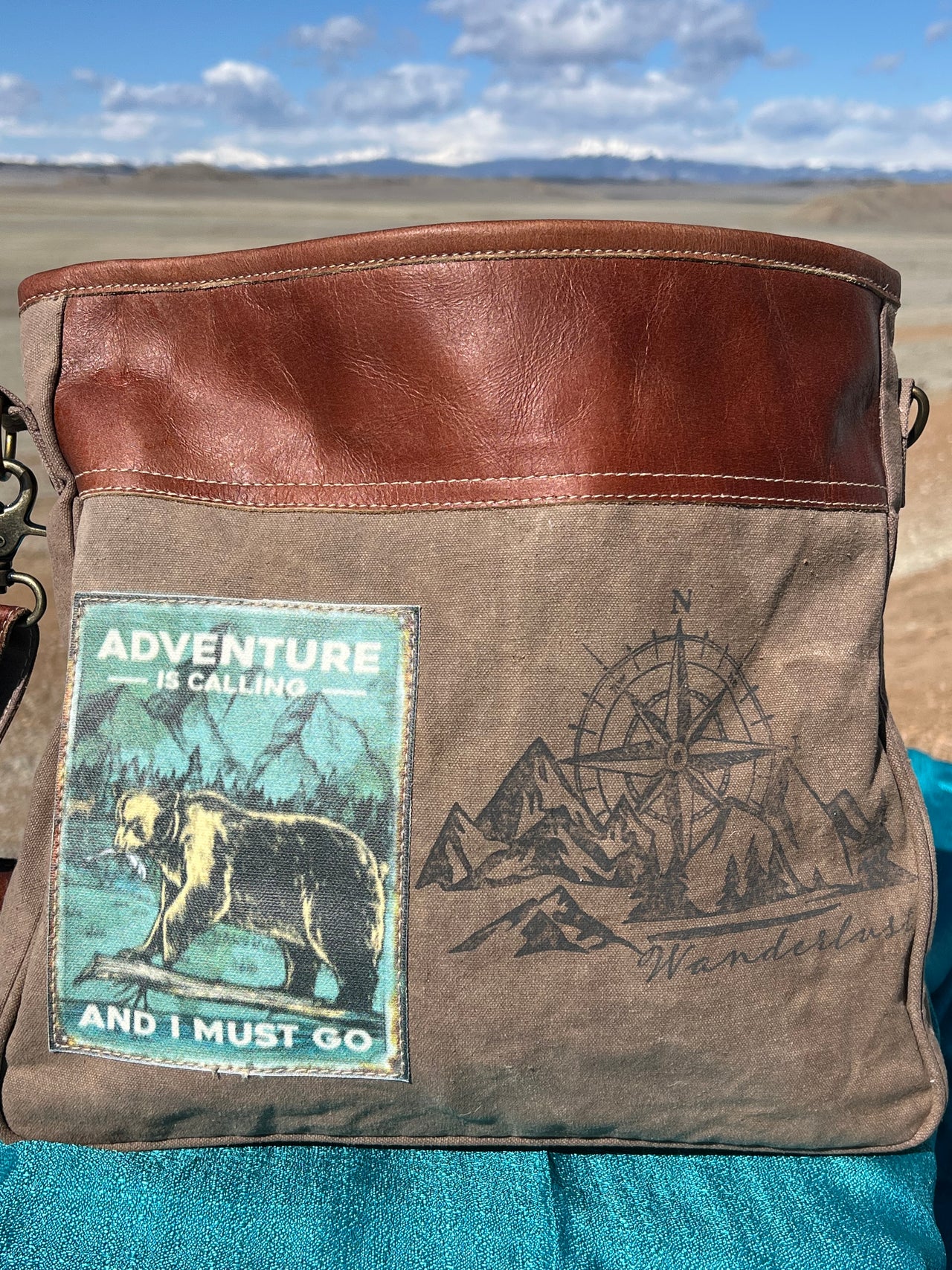 Adventure Is Calling Shoulder Bag