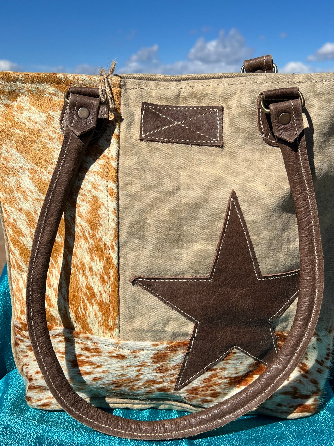 Star with Cowhide Tote
