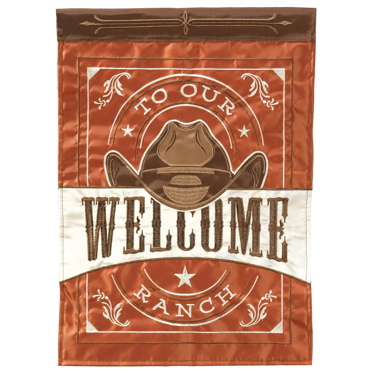 Welcome To Our Ranch Flag