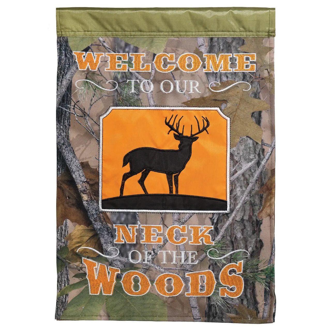 "Welcome To Our Neck of the Woods" Flag