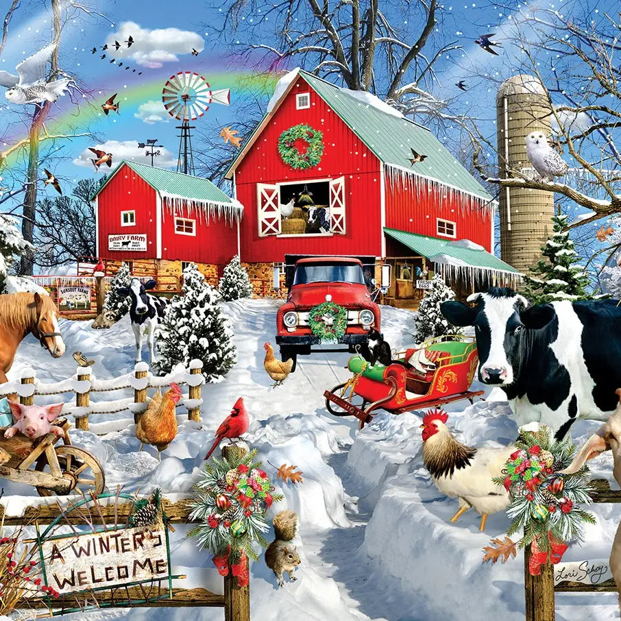 "Winter Barn" 500pc Puzzle