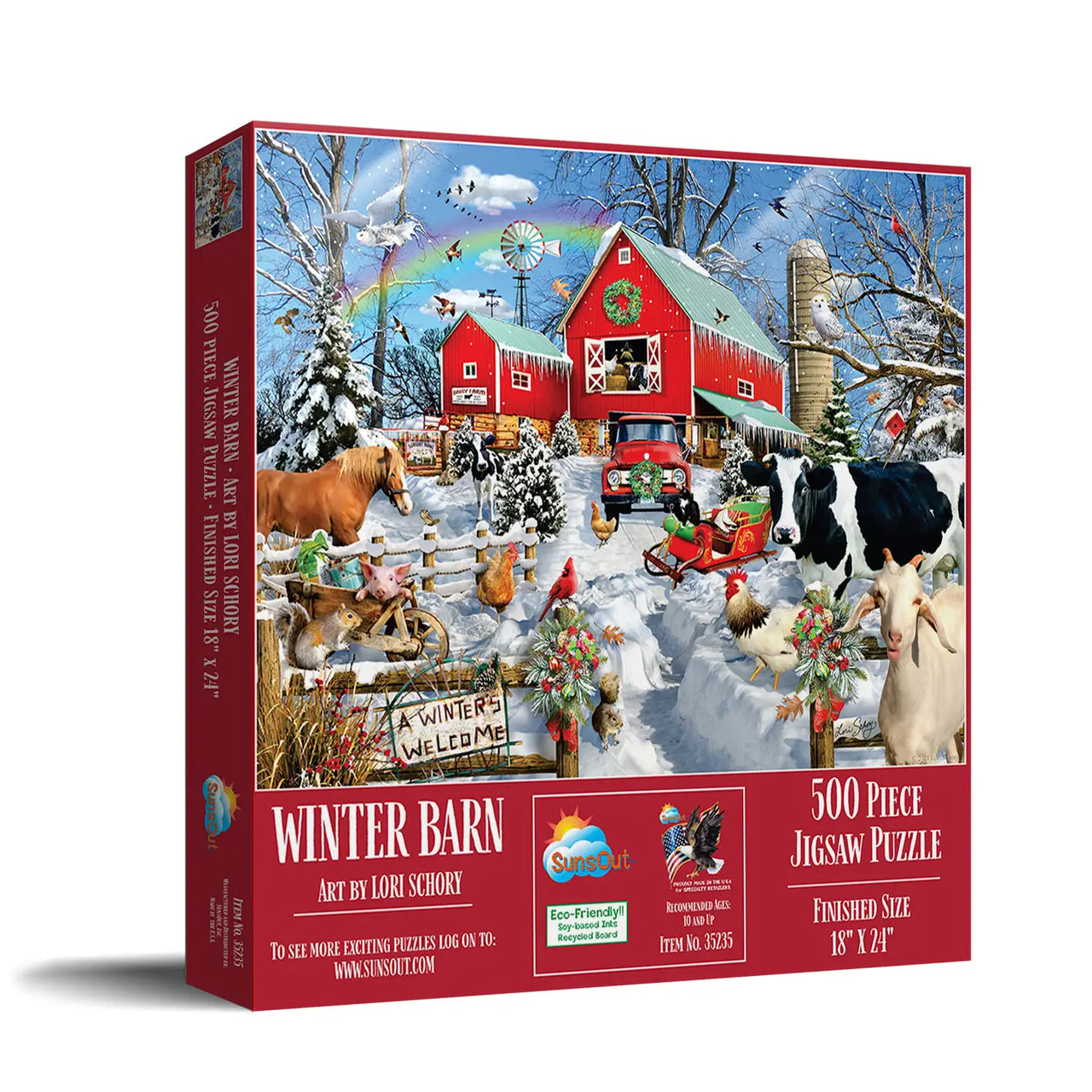 "Winter Barn" 500pc Puzzle