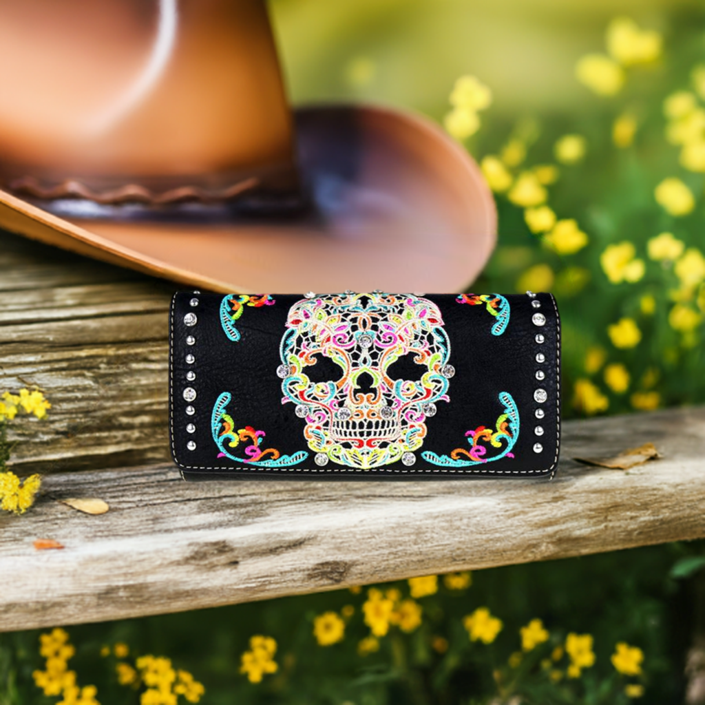 Montana West Sugar Skull Wallet